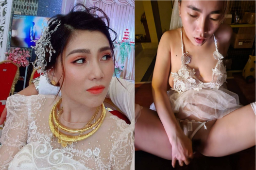 Cô dâu bỏ tiệc cưới đi địt bạn thân