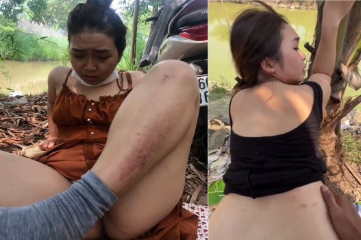 Đụ lén vợ bạn ven sông cực kích thích