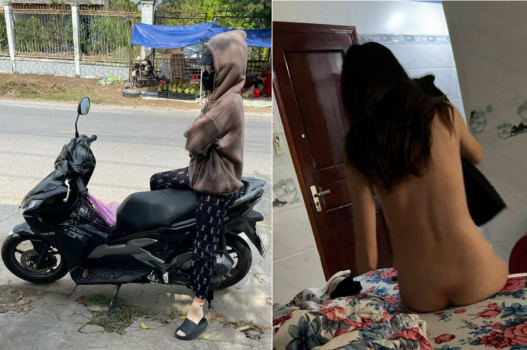 Em Bảo thẹn thùng vẫn lột đồ