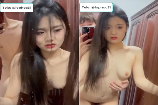 Phim nóng gái xinh quan hệ trước gương